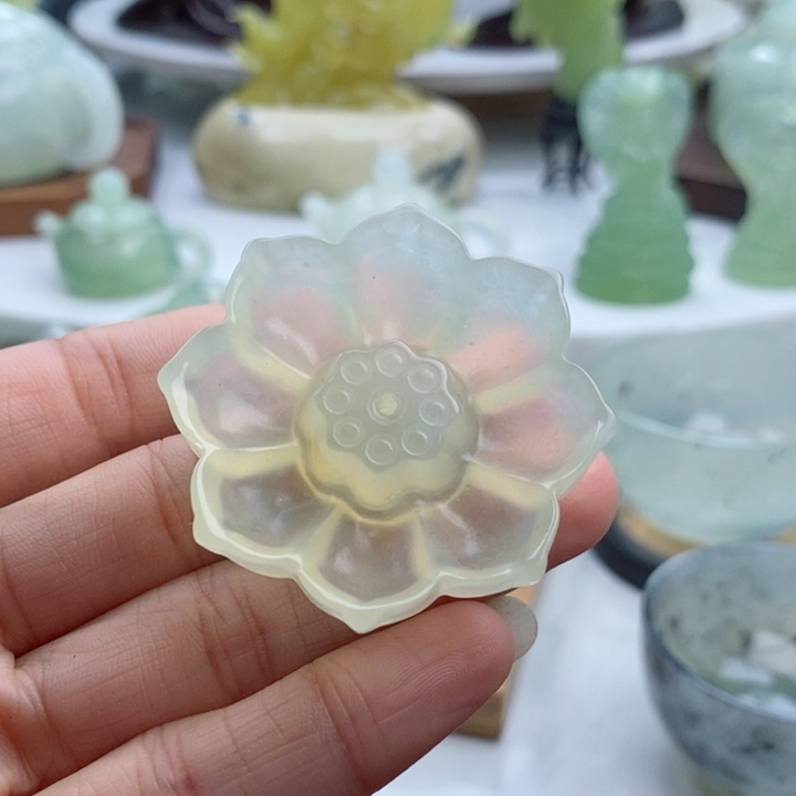 岫玉四大名玉香插未镶嵌