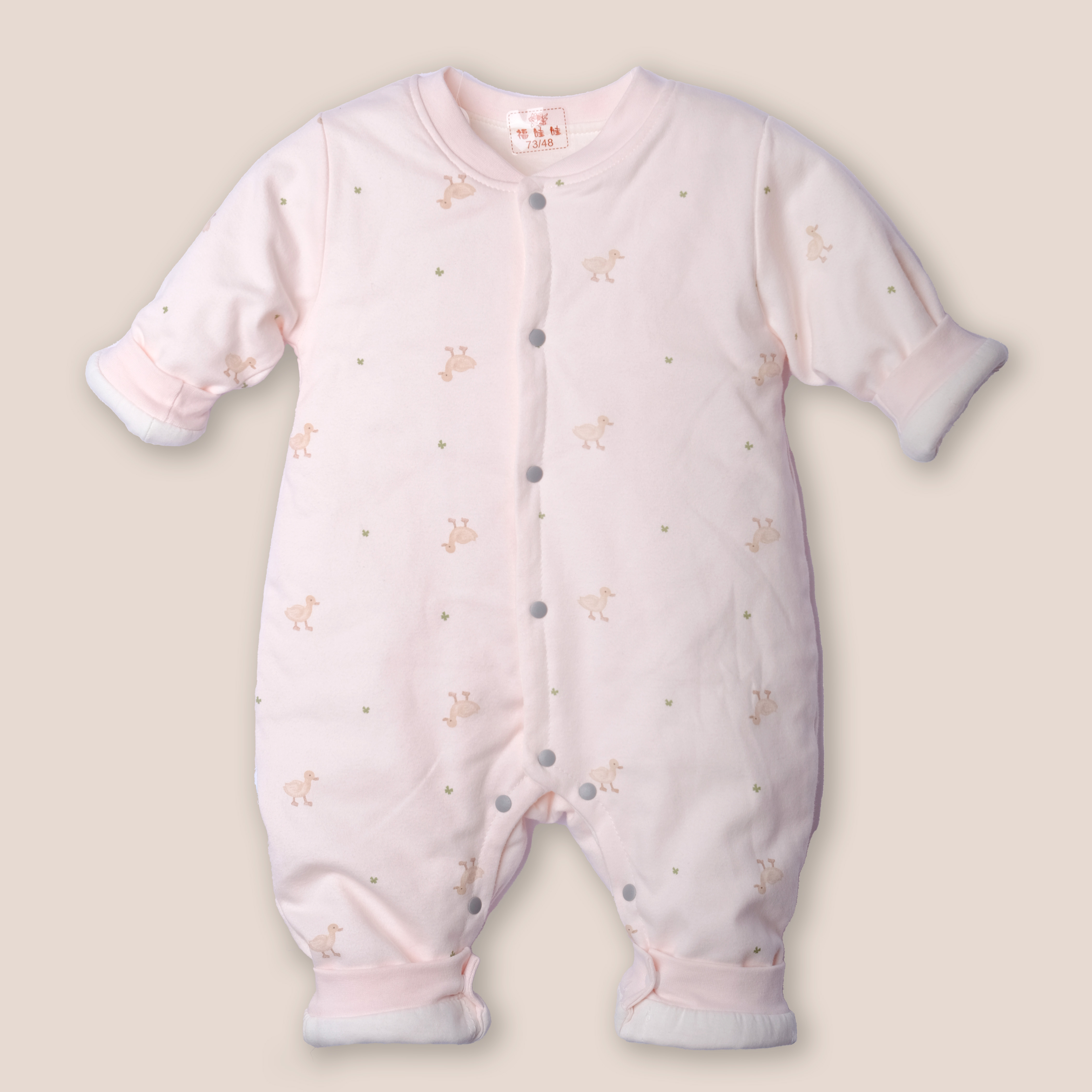 【40克闭档】2025福娃娃40克薄棉柔软亲肤宝宝连体衣