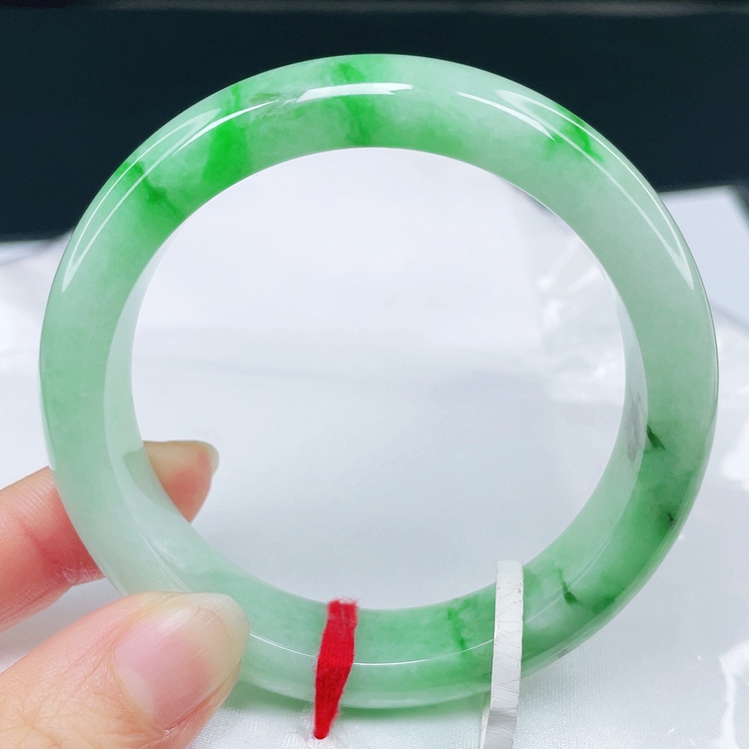 未镶嵌手镯翡翠正圈57。037