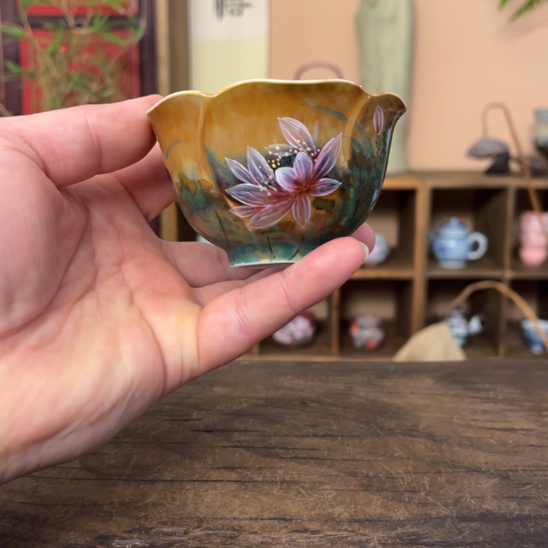 杯景德镇纯手工手绘陶瓷