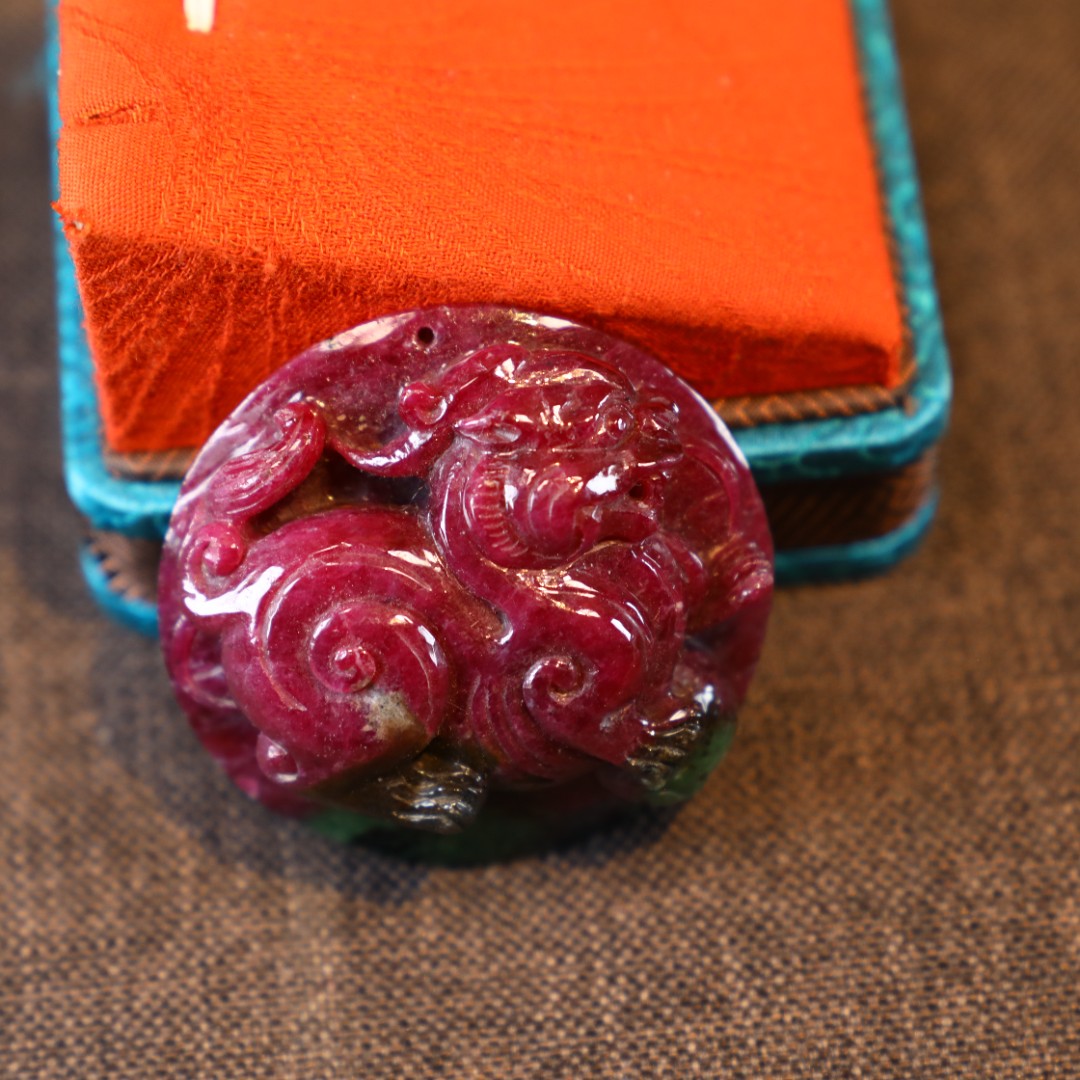 250605074/博古通今/集古藏今/红宝石吊坠/古董首饰