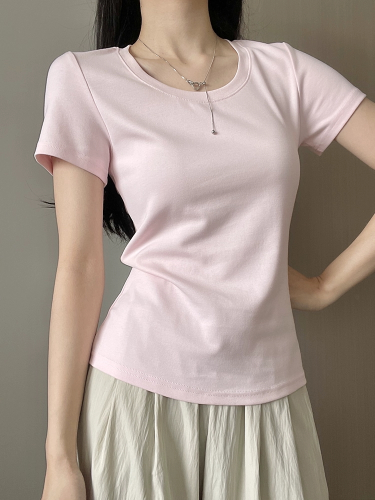 [直播间扣号下单no退no换】短袖百搭显瘦女