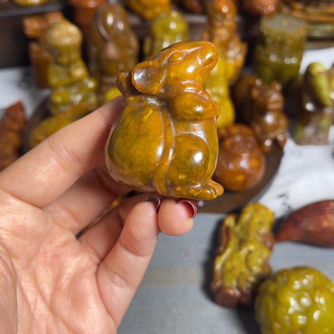 蛇纹石玉合金颈饰