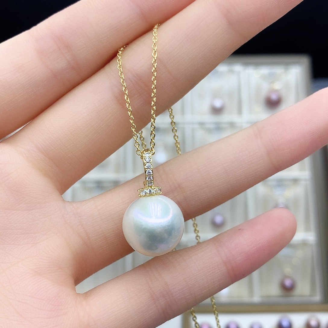 淡水珍珠颈饰合金