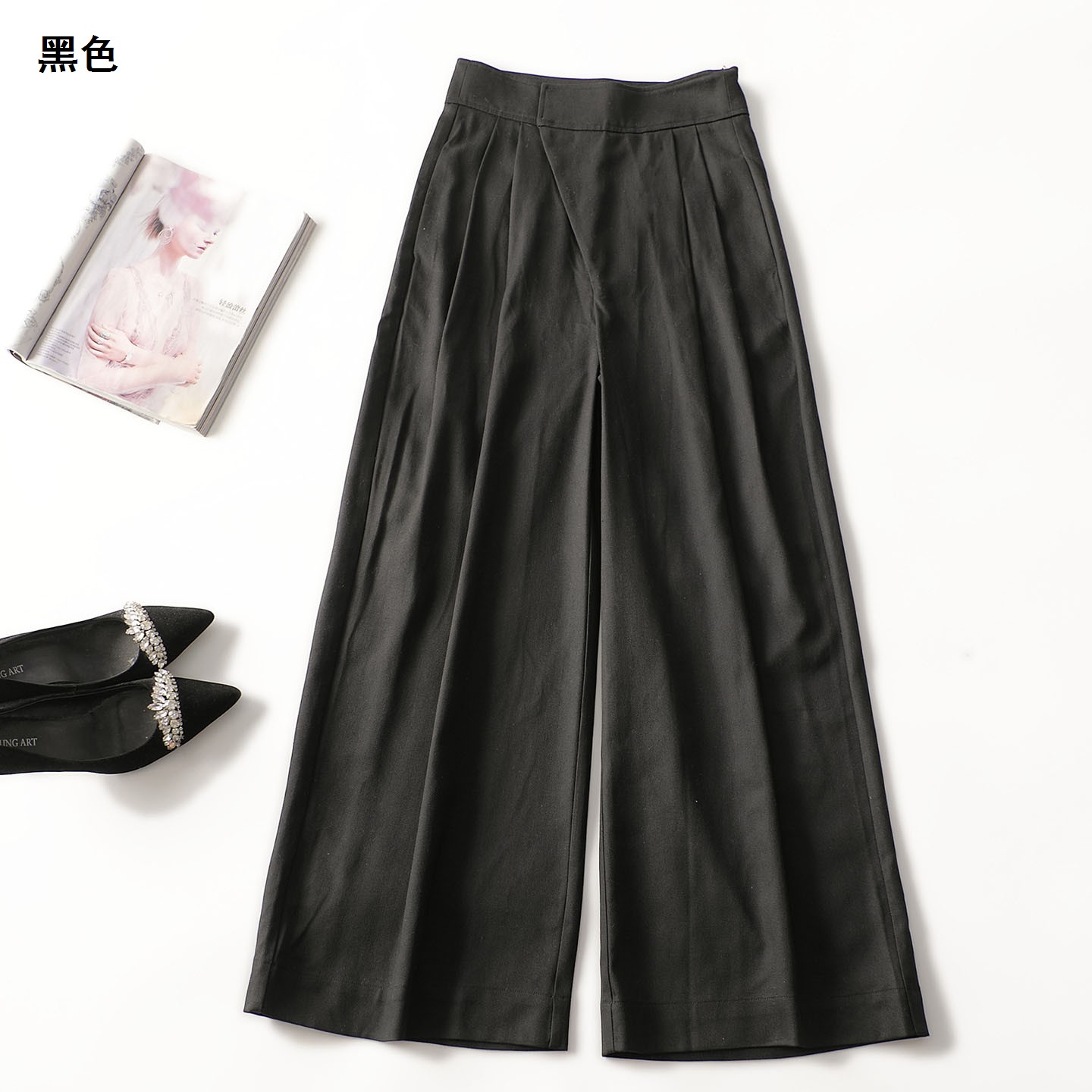 247453秋长款休闲裤阔腿裤