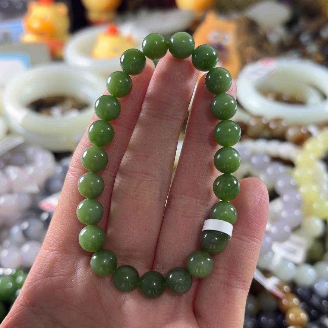 和田玉未镶嵌手串58