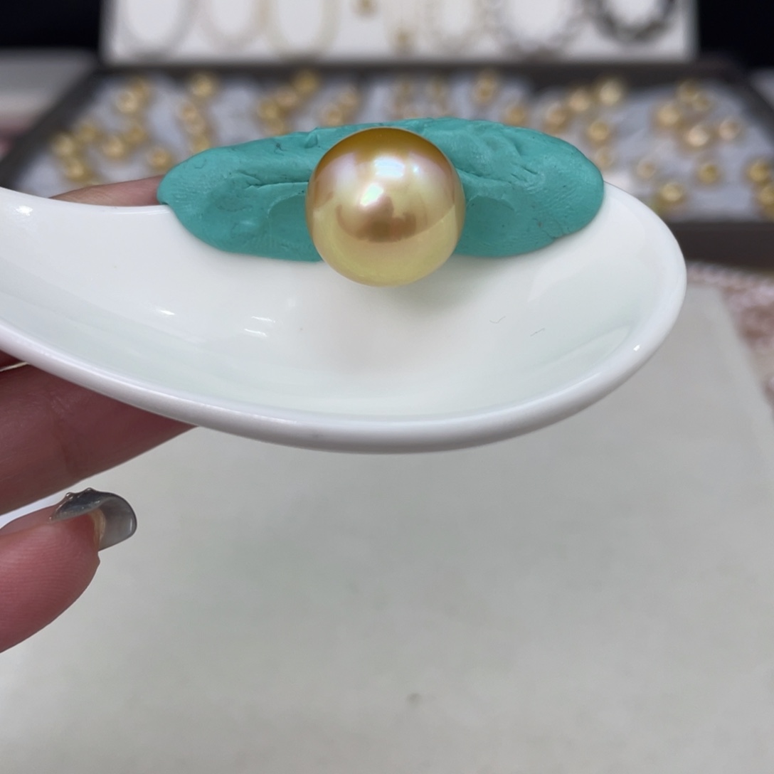 海水珍珠裸珠海水金珠裸珠