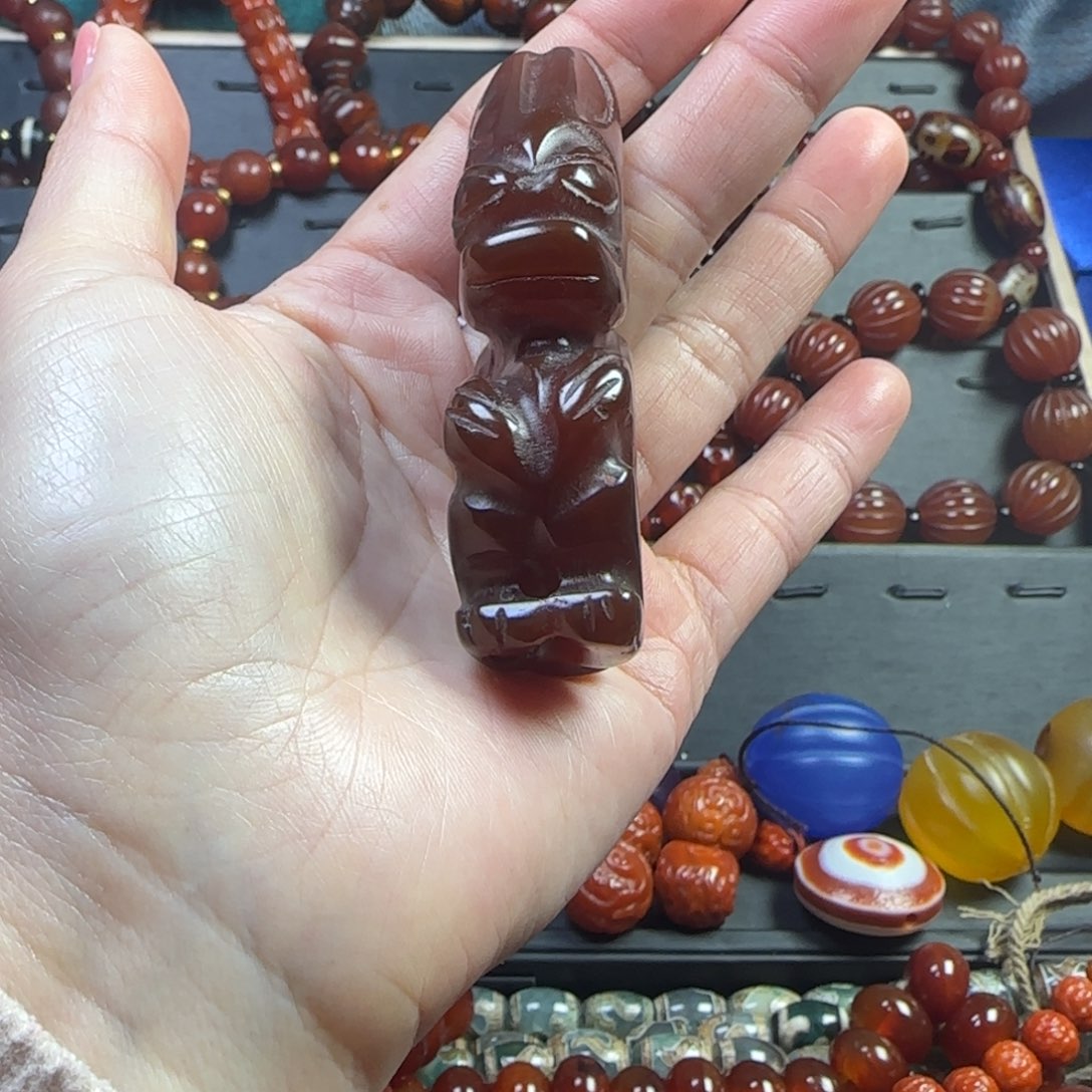 未镶嵌1玛瑙/玉髓喜**多