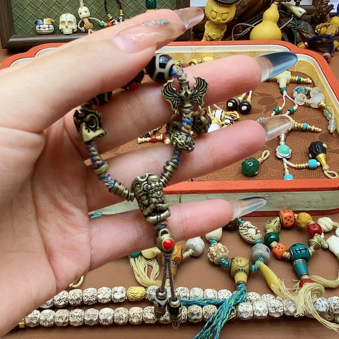 铜铁合金类扎基款不要顶珠