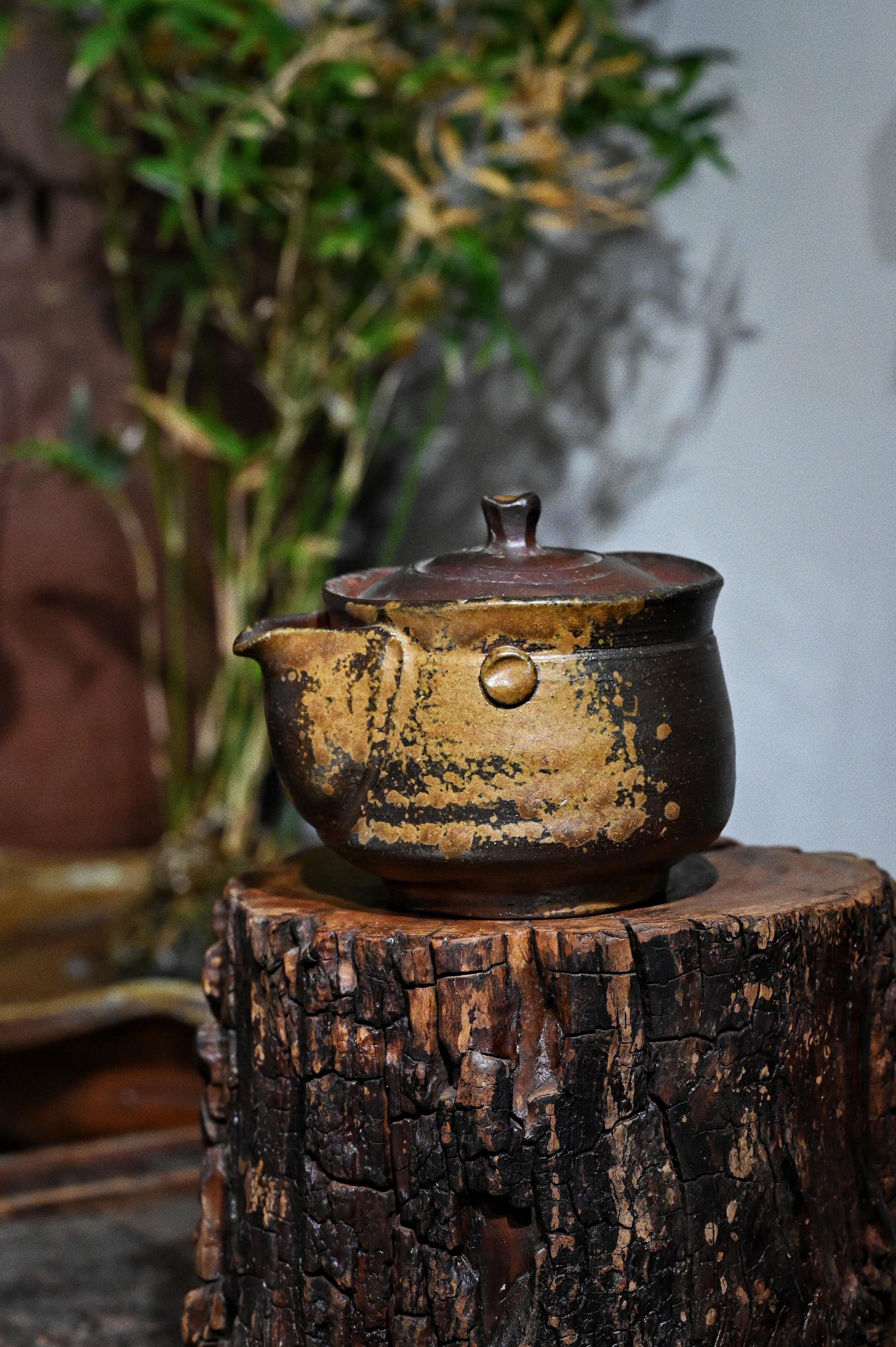 柴烧茶具备前烧老作者，容量200cc好用可以断水，没盒福利价，没盒