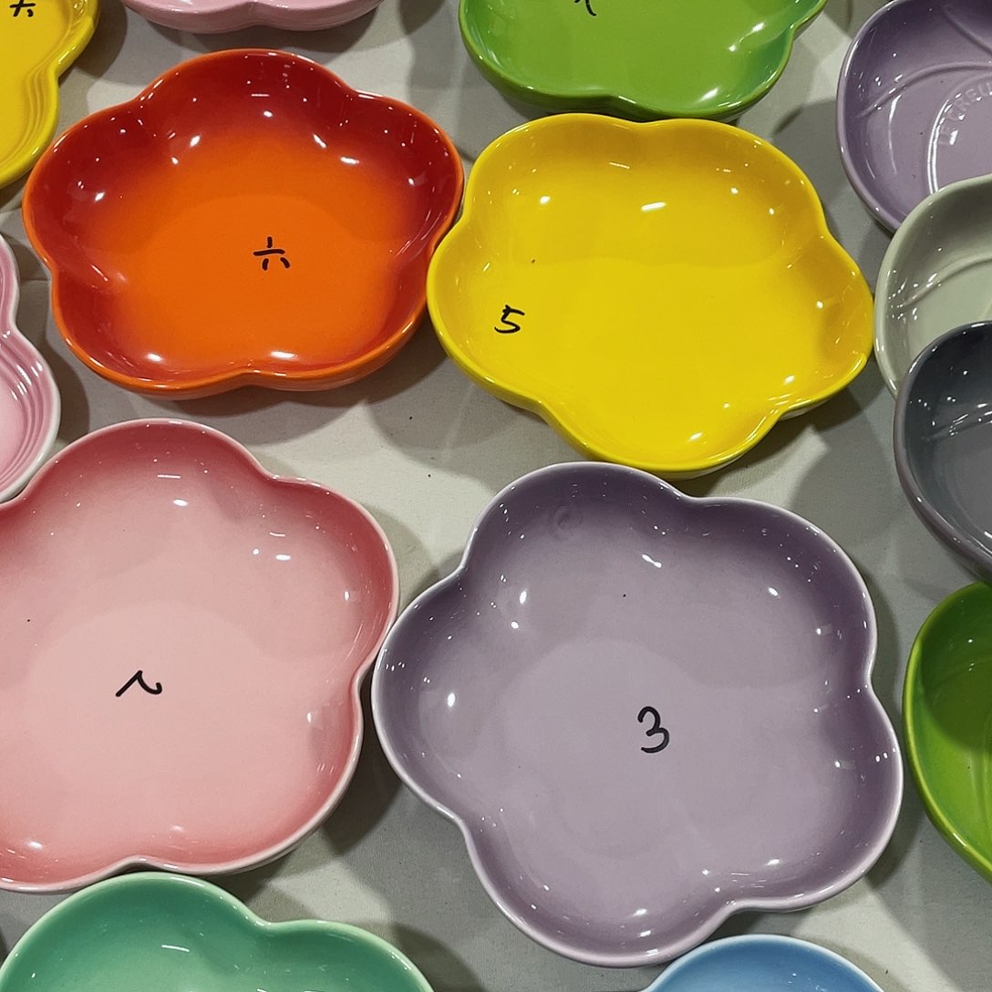 瓷片微瑕陶瓷餐具2个装精品