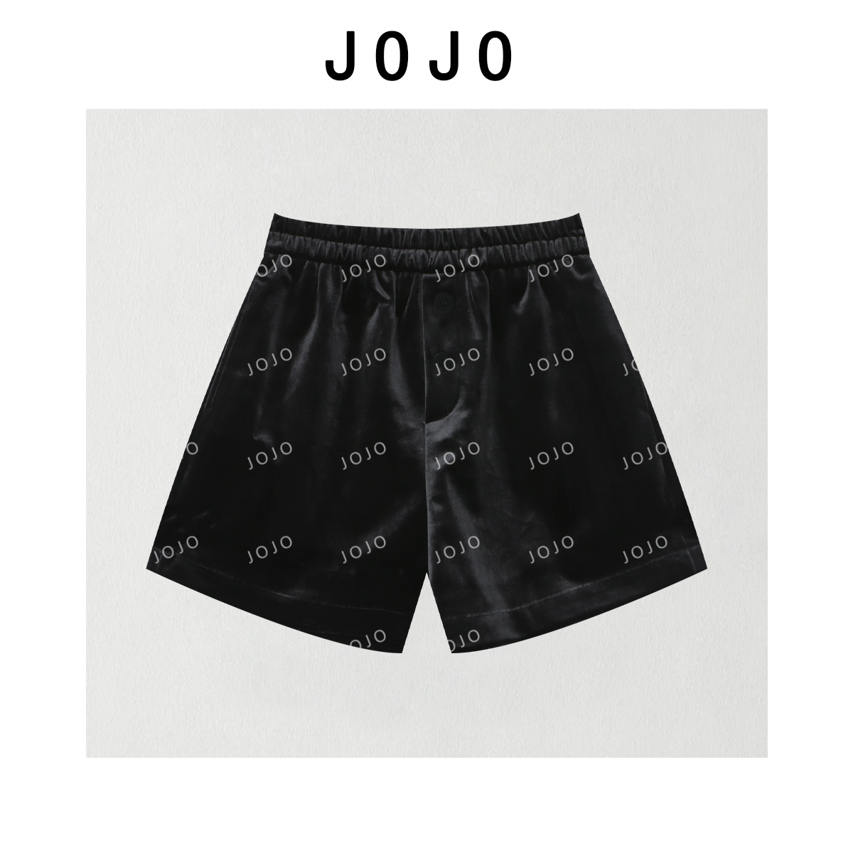 玖玖 2025冬季新款小众设计显瘦百搭丝绒短裤休闲裤 2511C8277