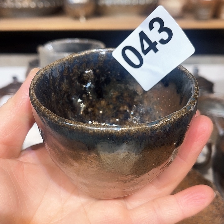 杯高温柴烧陶泥主人杯