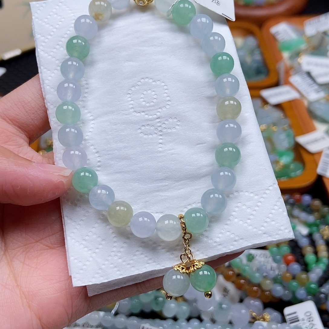未镶嵌挂件翡翠甜**宝闪