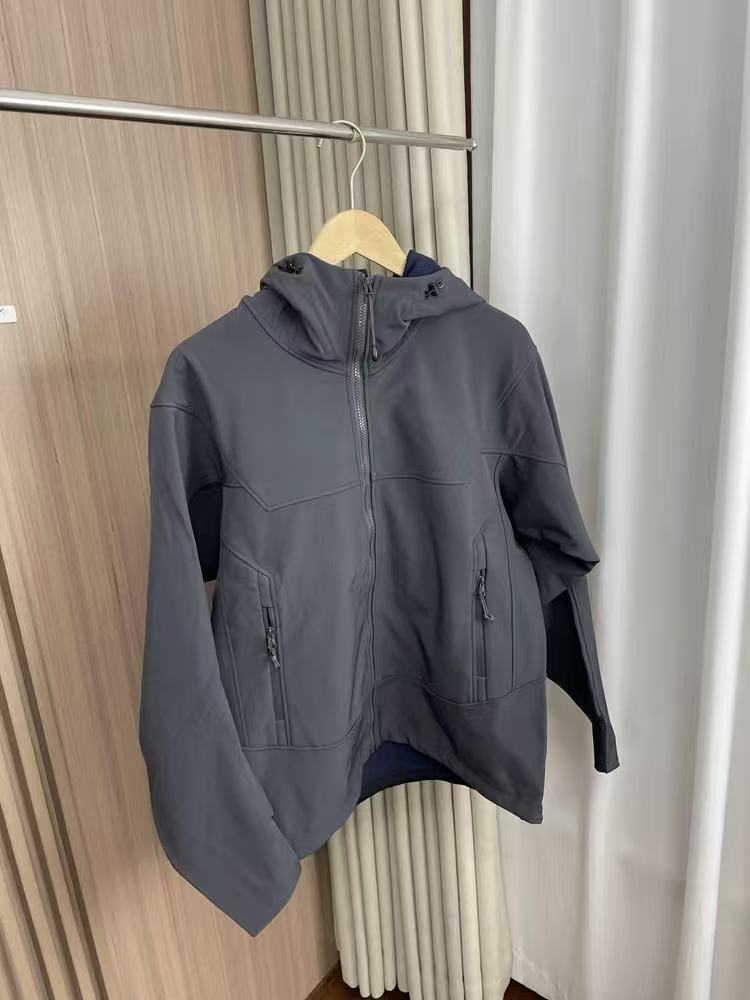 博格达2-男女同款户外连帽韩版宽松休闲冲锋衣夹克外套潮