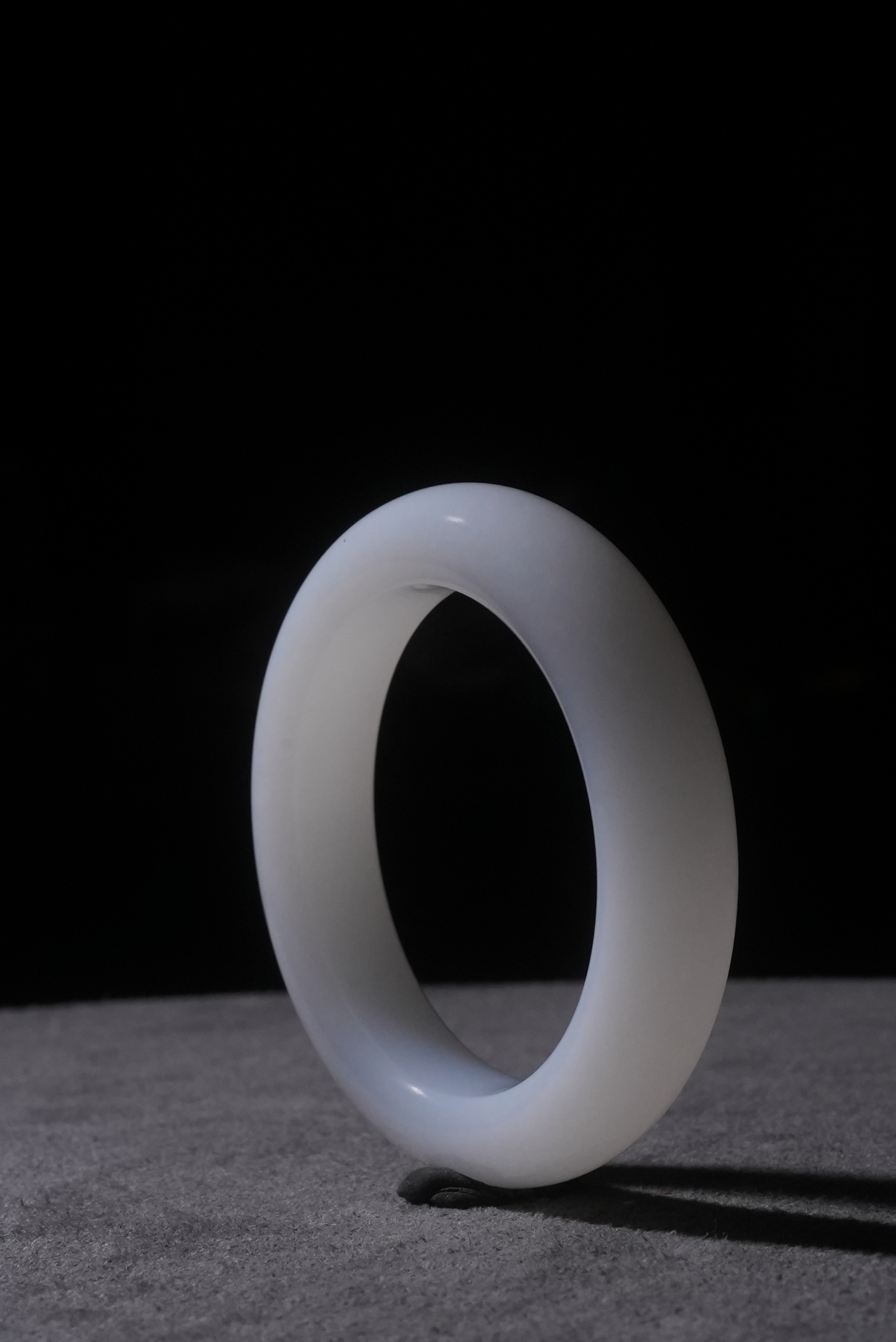 白玉手镯53宽版手镯