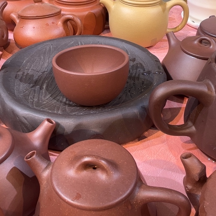 茶壶紫砂紫泥杯子