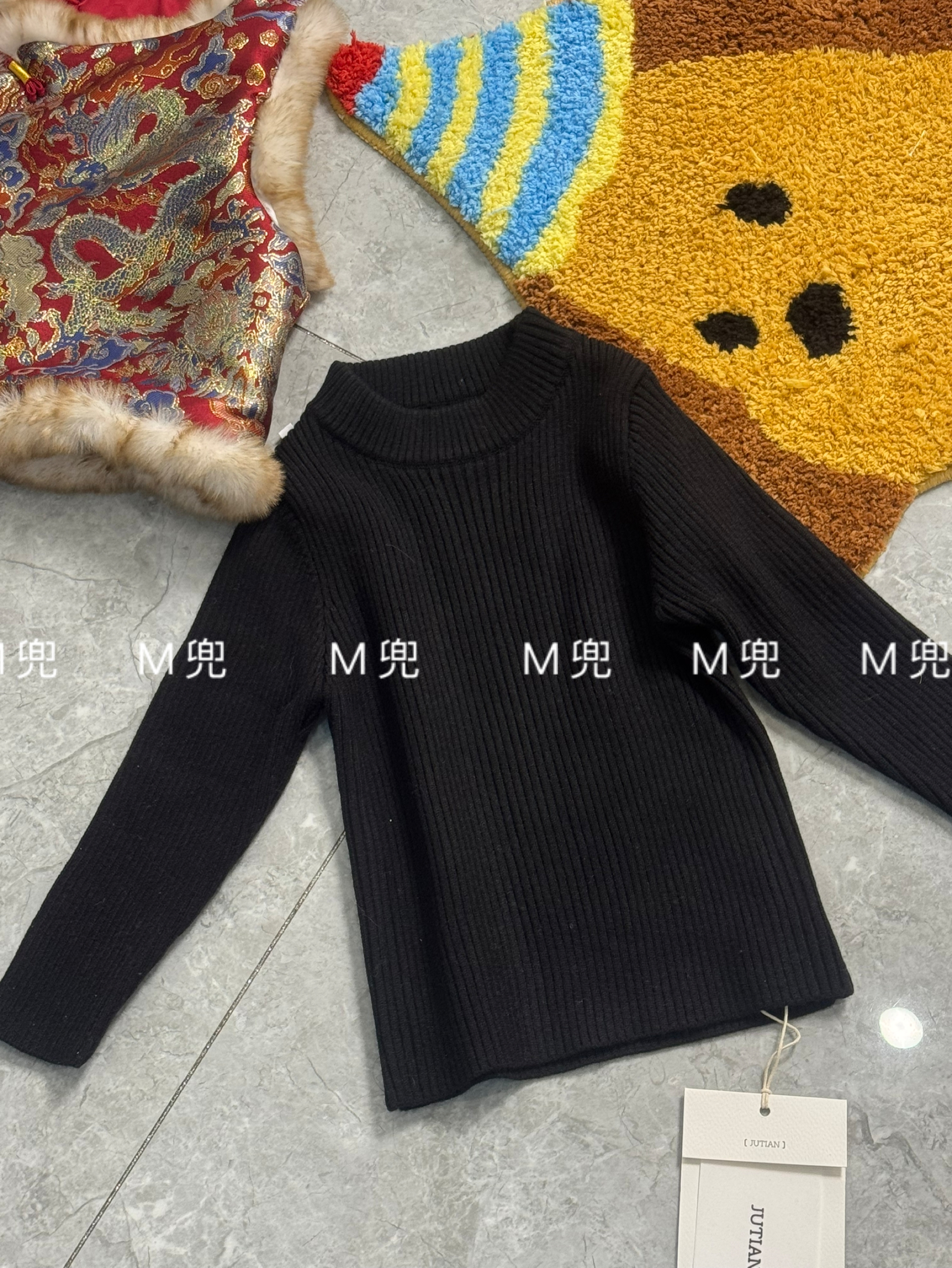 MD25年新款毛衣打底男女同款儿童针织毛衣打底