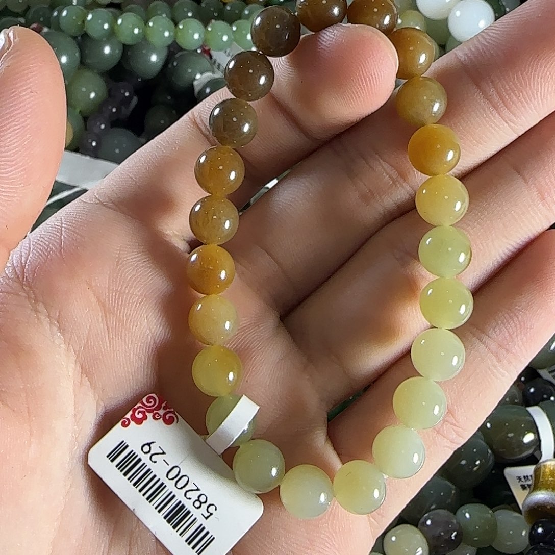 和田玉手链未镶嵌134