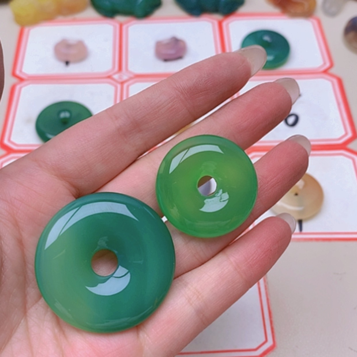【闪购商品】未镶嵌玛瑙/玉髓珠宝半成品简*