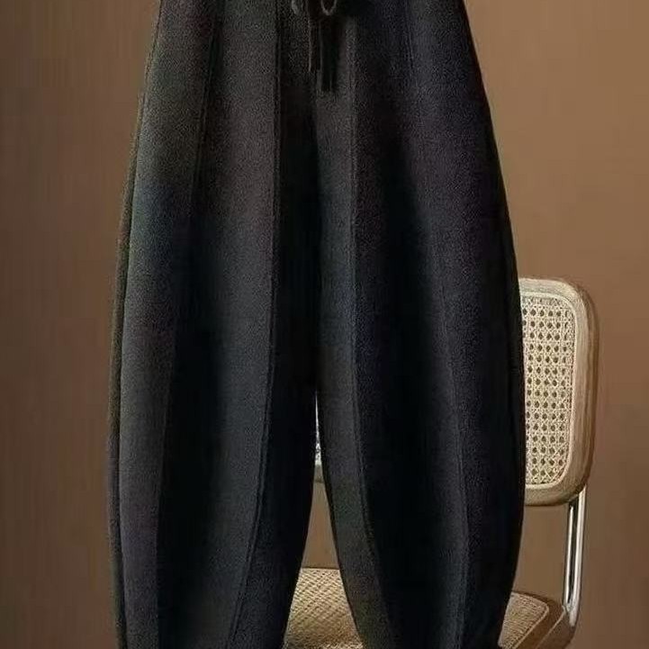 良玉推荐高级定制显瘦弯刀月亮裤