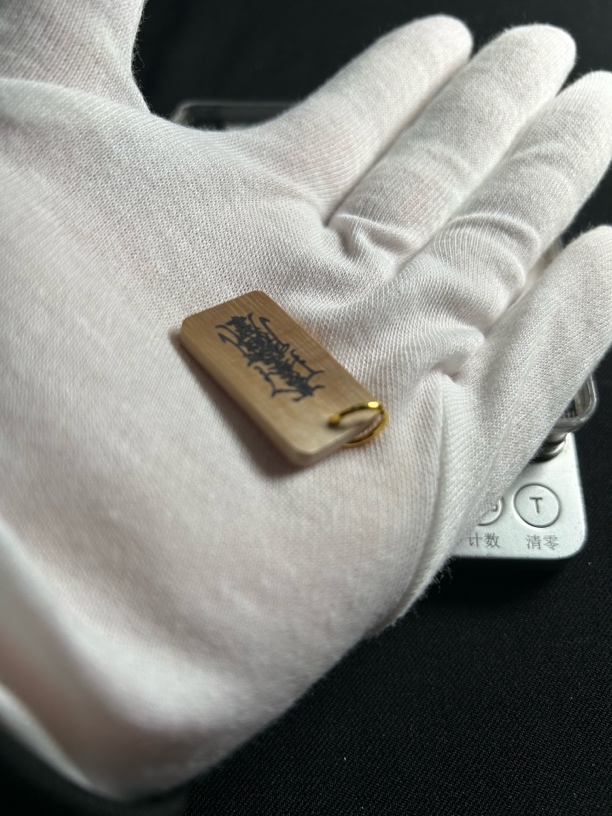 H2564护身符 只做天然猛犸牙