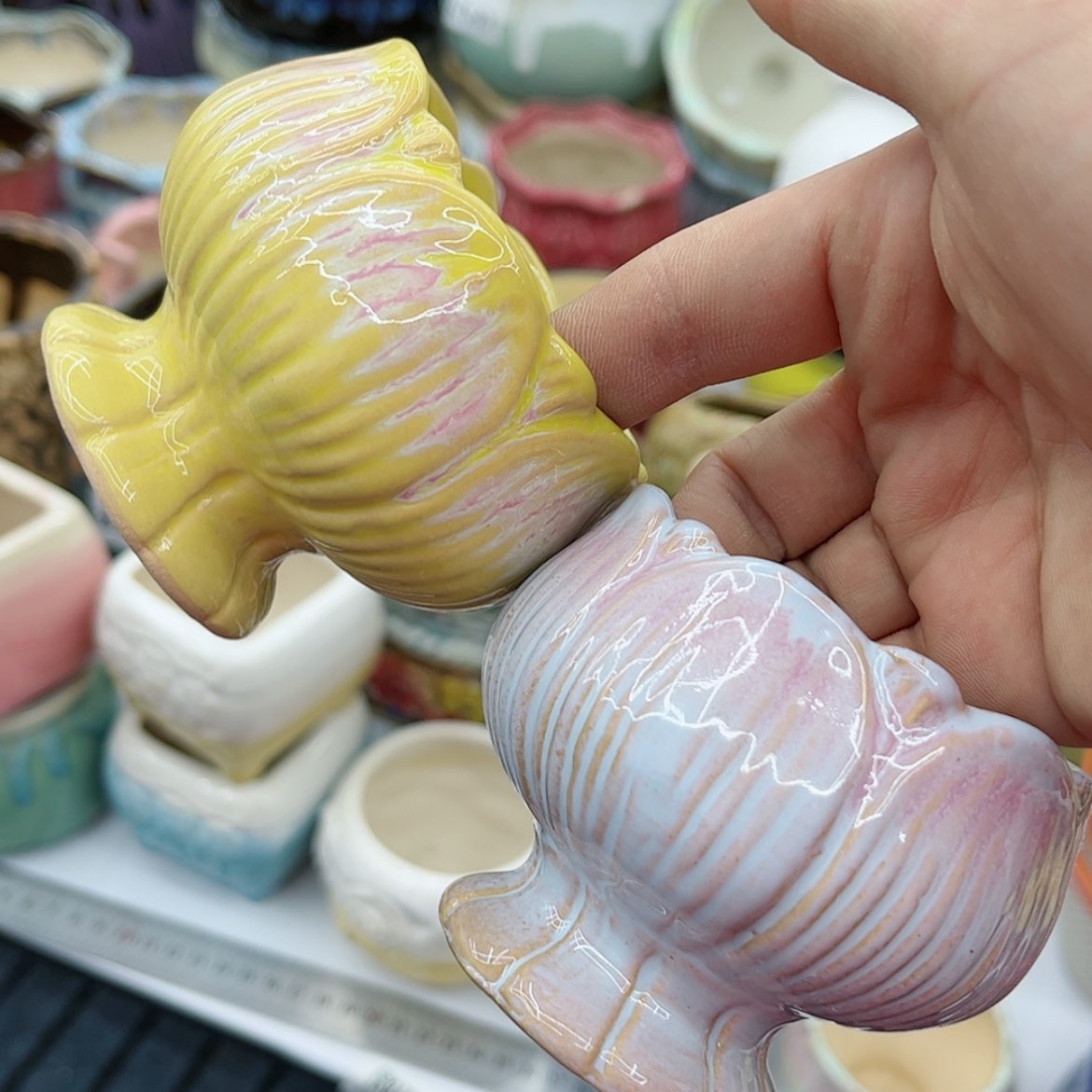 【闪购商品】陶瓷多肉绿植陶瓷花盆