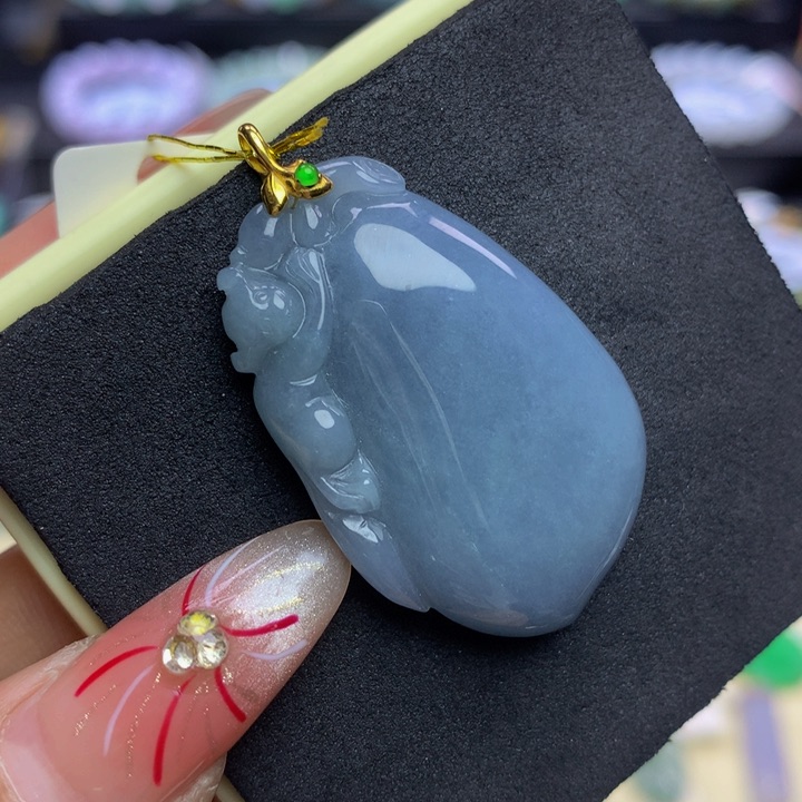 翡翠手链18K金镶嵌翡翠