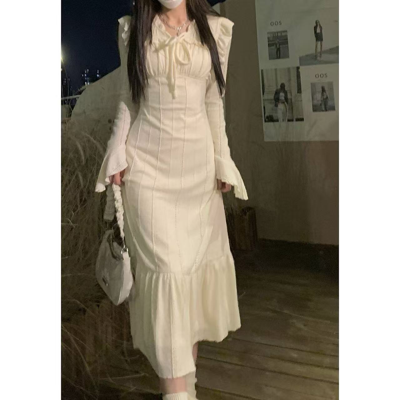 商品【1-50】女士针织连衣裙以直播展示为主