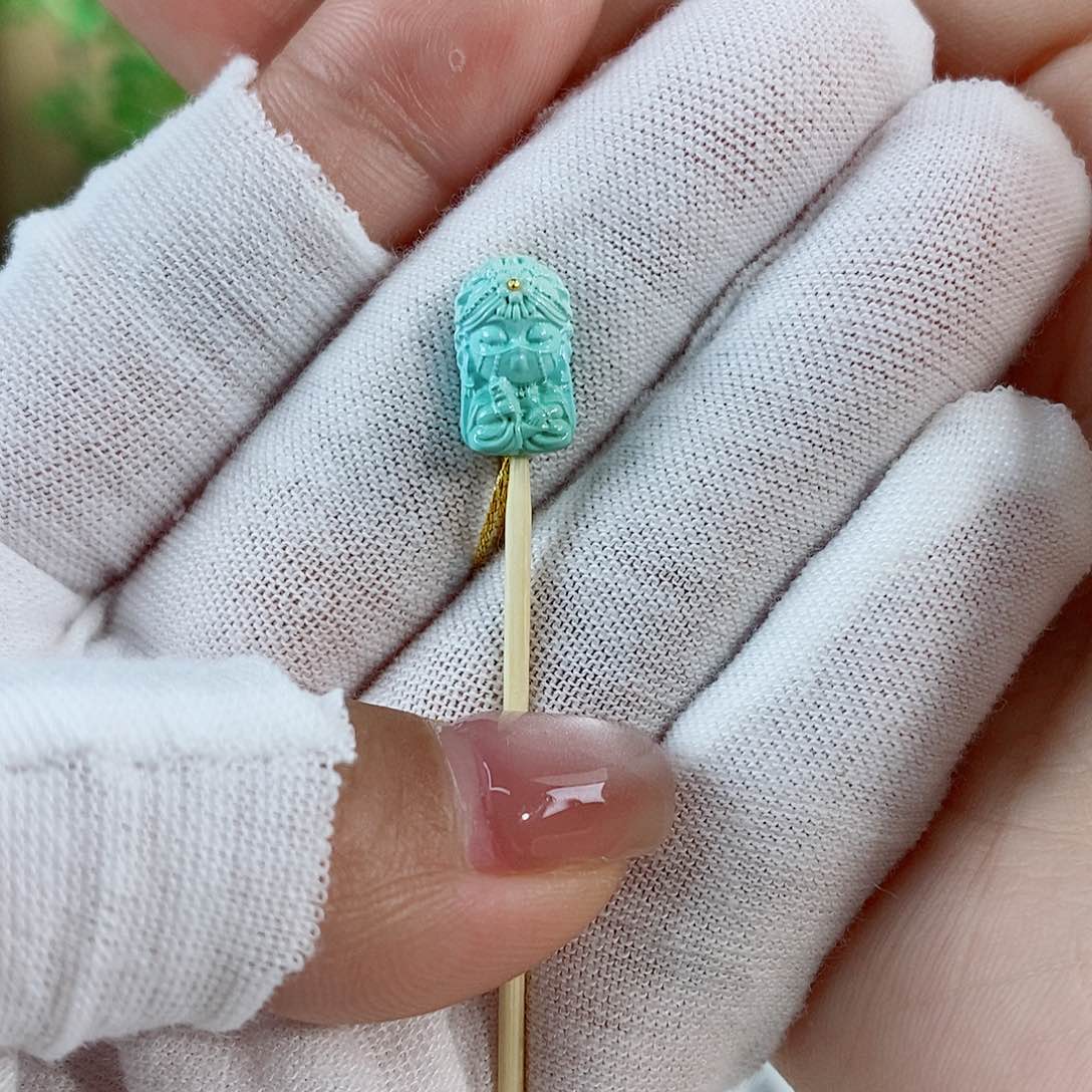 未镶嵌绿松石珠宝奇石