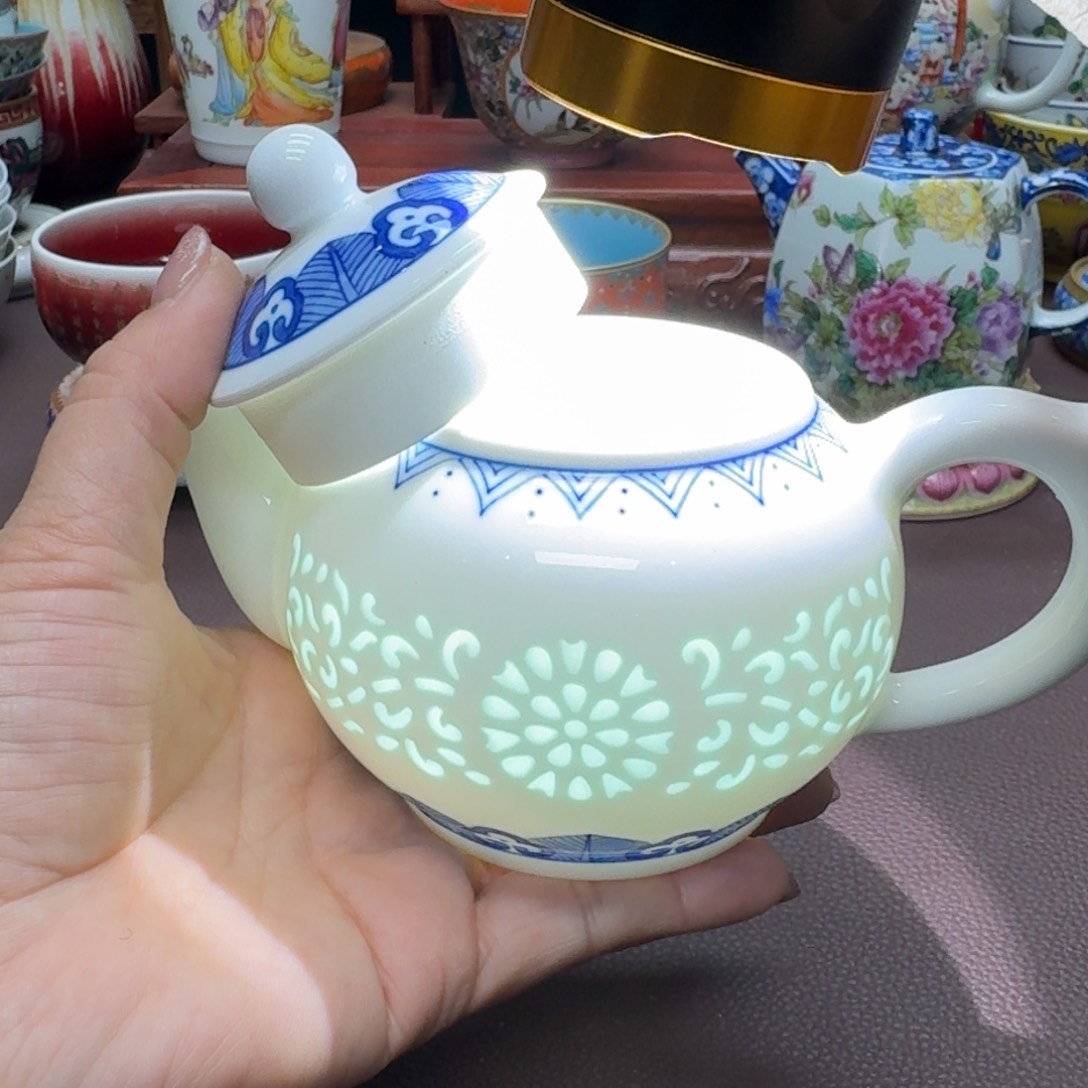 瓷片景德镇仿古手工制作精品展示