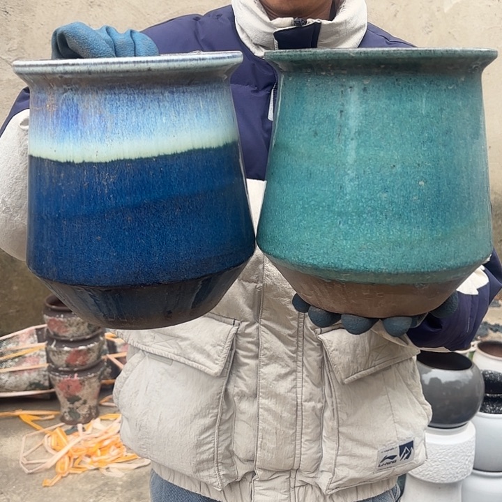 紫砂茶碗两个口径19高度22