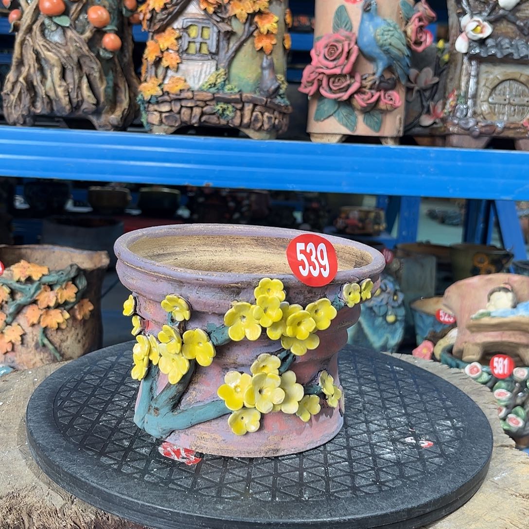 微瑕539 号陶然花器手工花盆