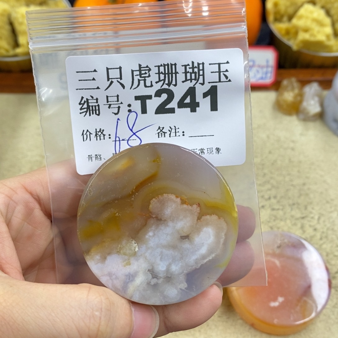 硅化珊瑚（珊瑚玉）1未镶嵌不***菜