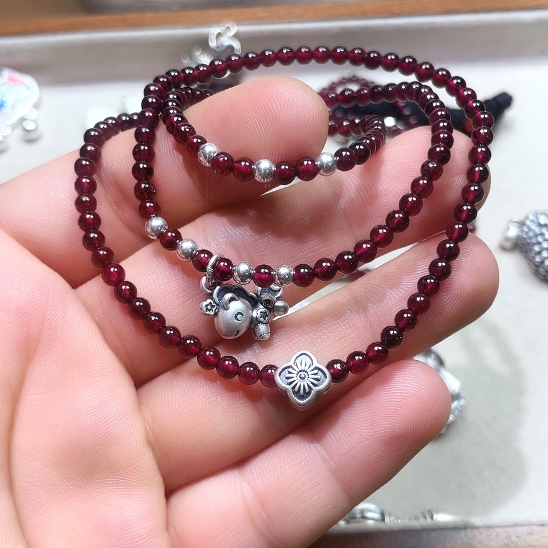 W***x坠链均925银锆石三圈