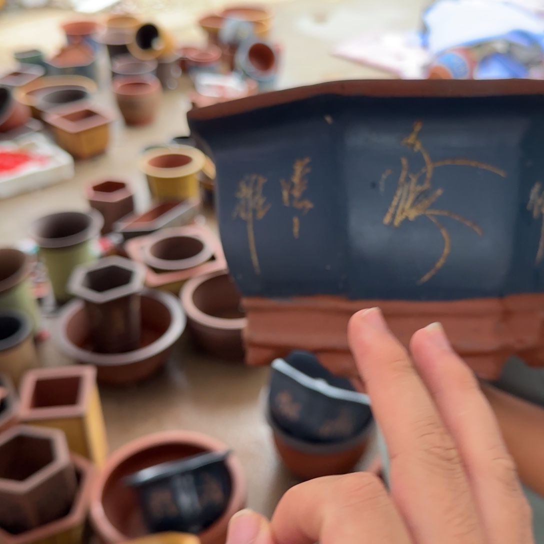 紫砂花盆口径30.20口径