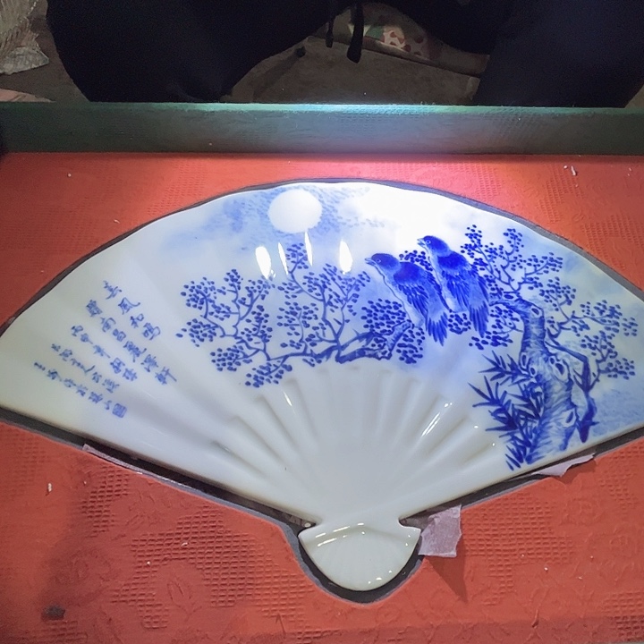 瓷其他景德镇高温瓷瓷扇