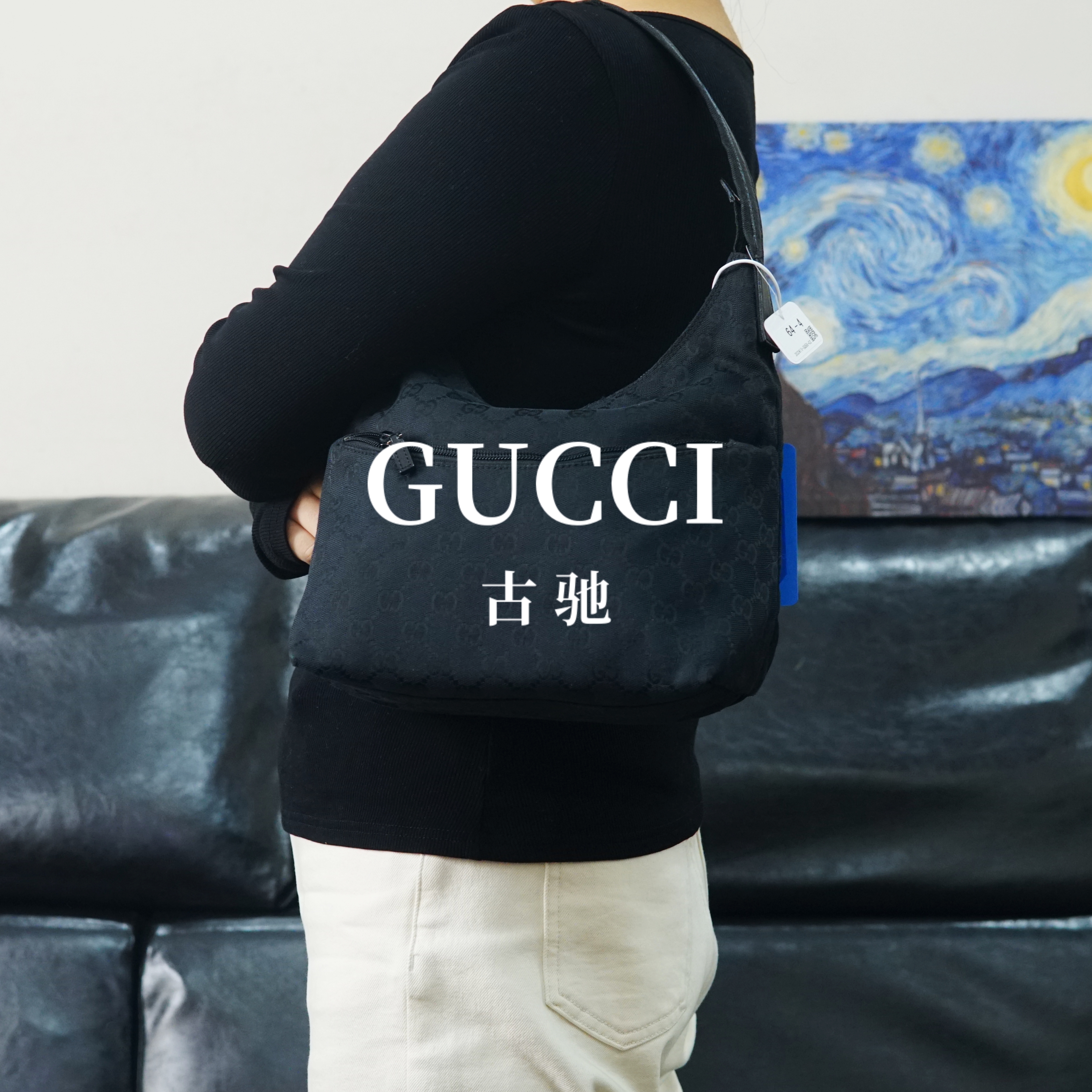 95新 GUCCI/古驰 老花单肩包/JJ12917950/7950