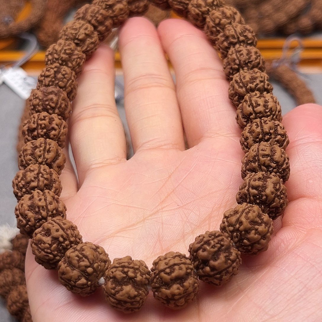 金刚菩提手串梅花红方印手持13