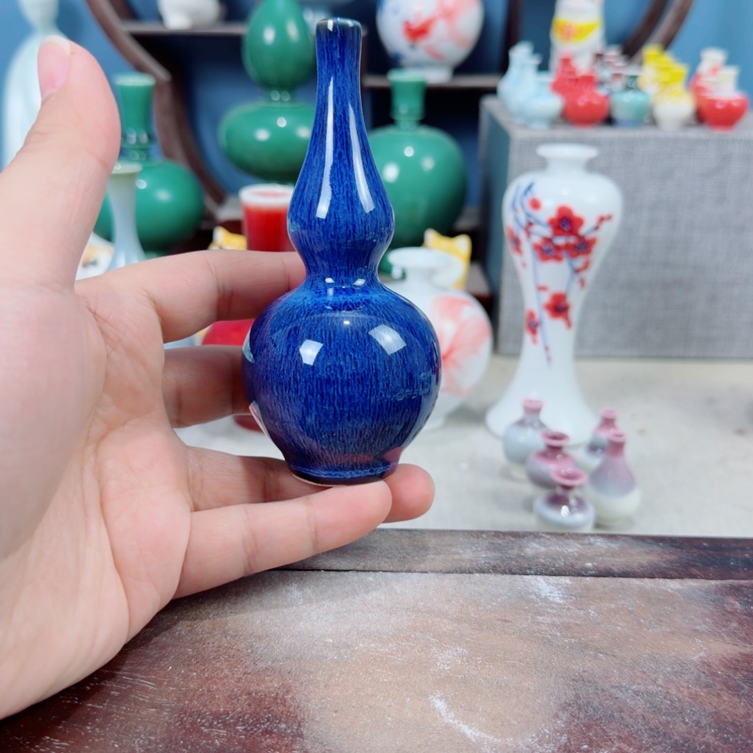 陶瓷手工小花器摆件