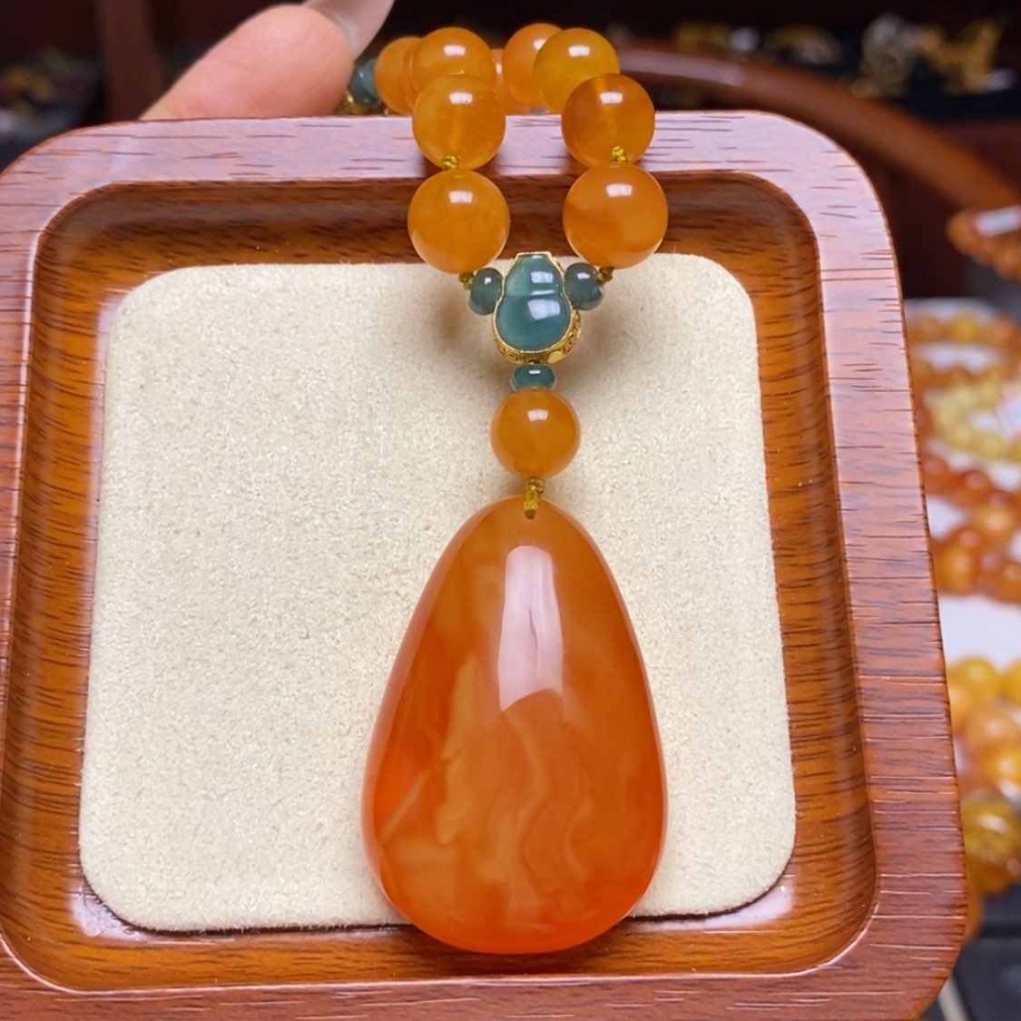 【闪购商品】蜜蜡颈饰未镶嵌项链