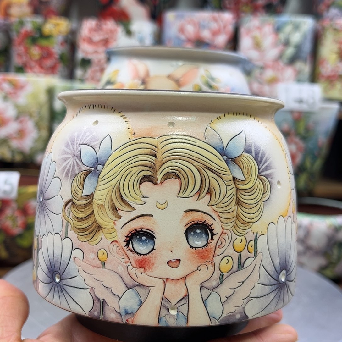 景德镇陶瓷花盆景德镇陶瓷花盆