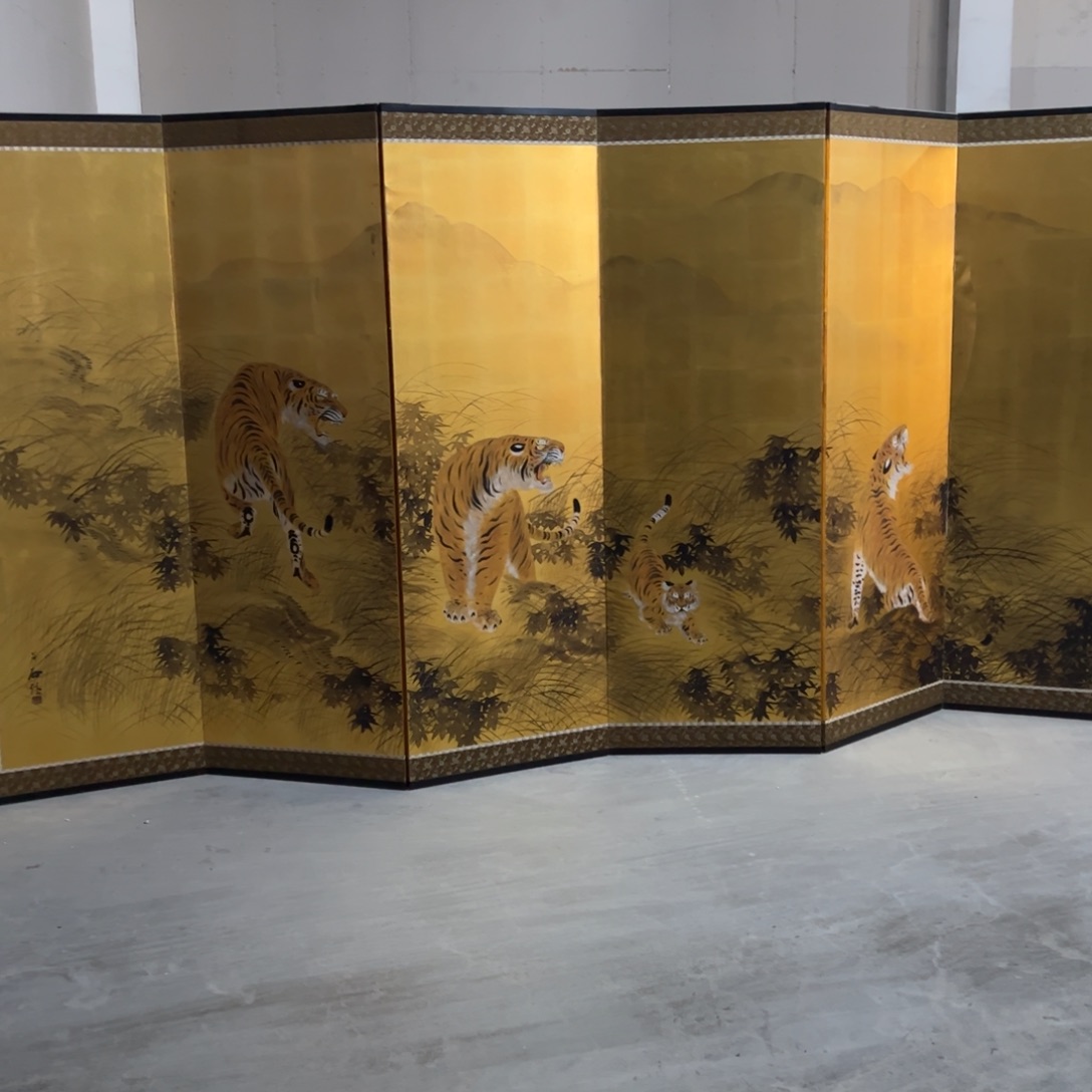 绘画屏风框画油画版画水墨山水画