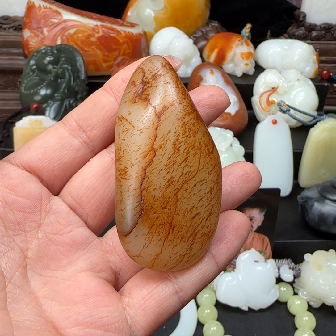 和田玉手把未镶嵌