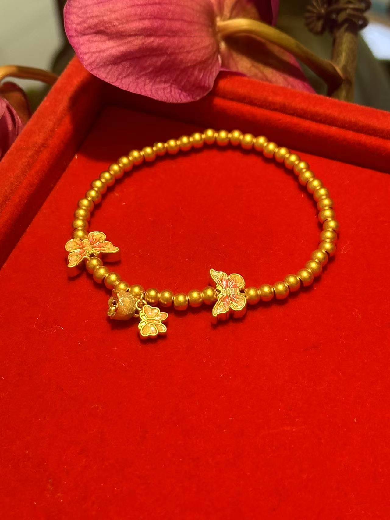 双宿双飞 足金999 卡4两世欢3.46