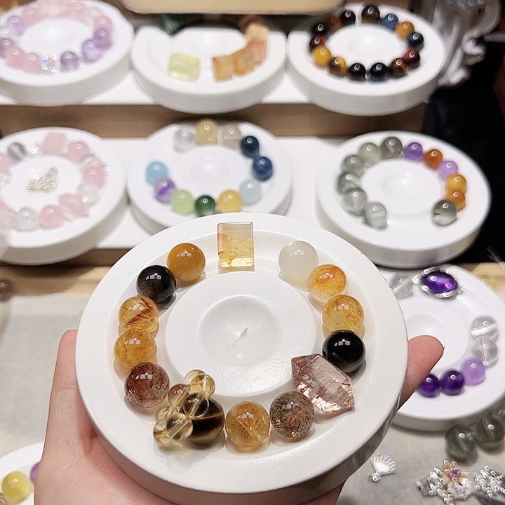 水晶手链未镶嵌天然水晶