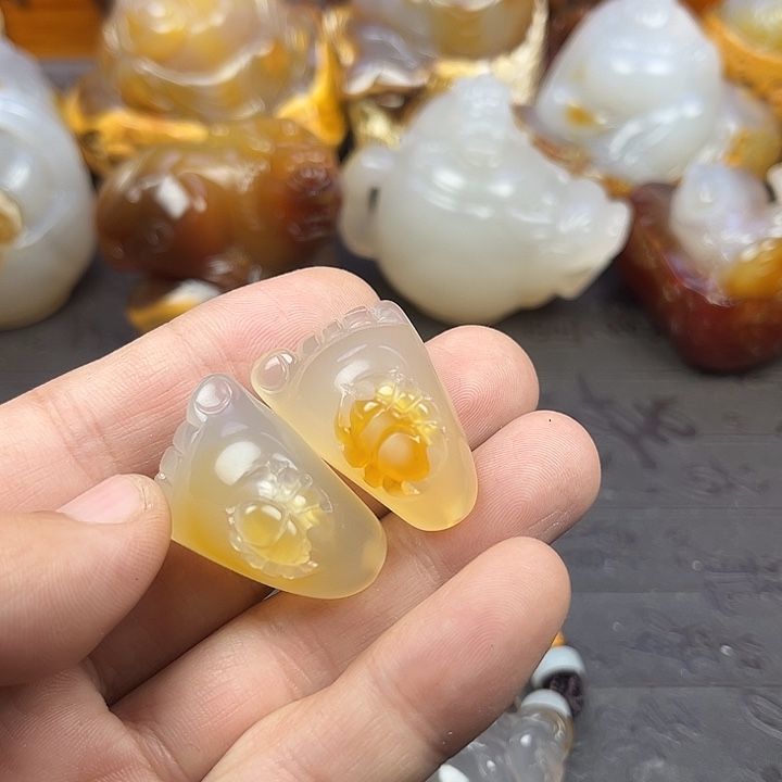 玛瑙/玉髓摆件未镶嵌芳****6