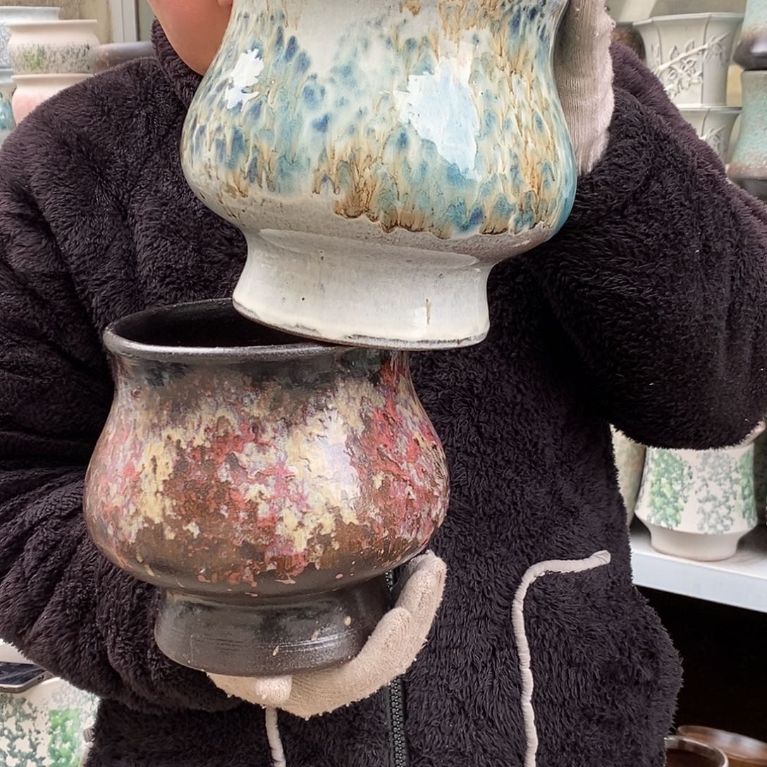 花盆紫砂口18高18福利