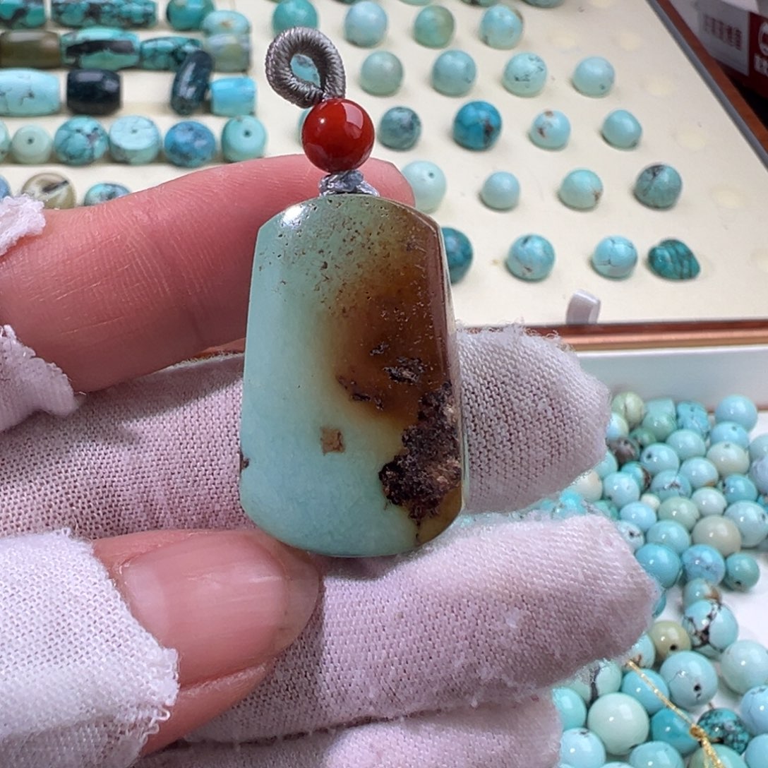 南红玛瑙无事牌未镶嵌