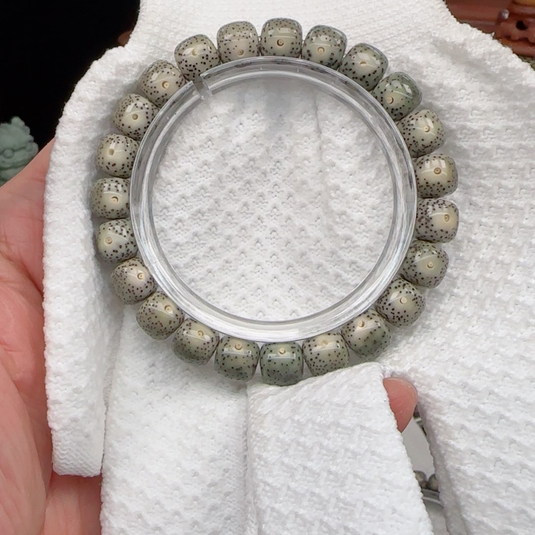 星月菩提手串帝绿果冻大眼睛10*9
